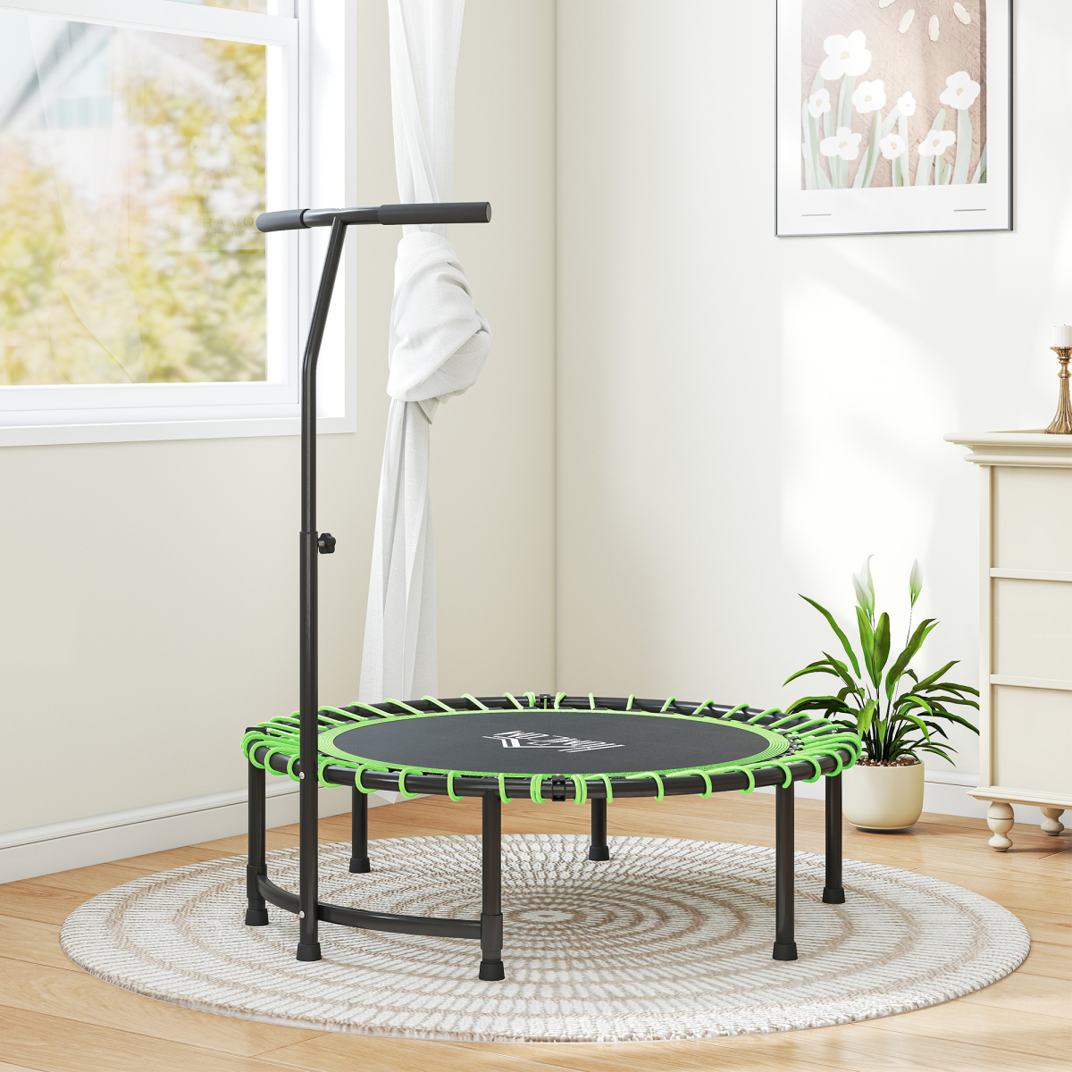 Trampoline Outdoor Bouncer Jumper Adjustable Handle