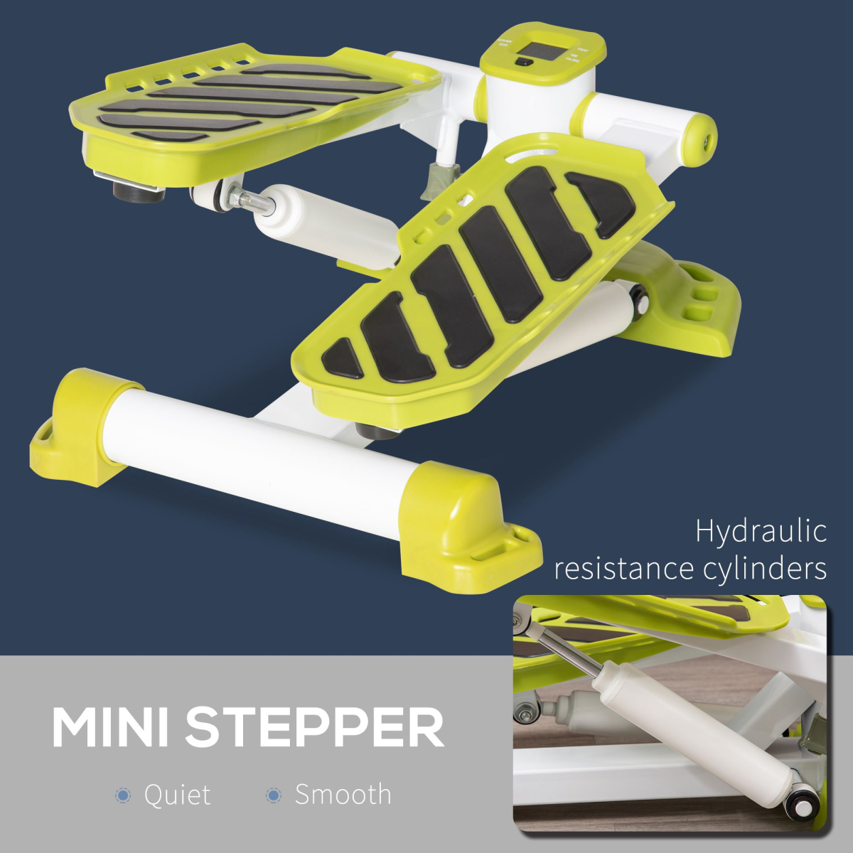 Portable Mini Stepper Step Machine for Home Gym Office Exercise Workout