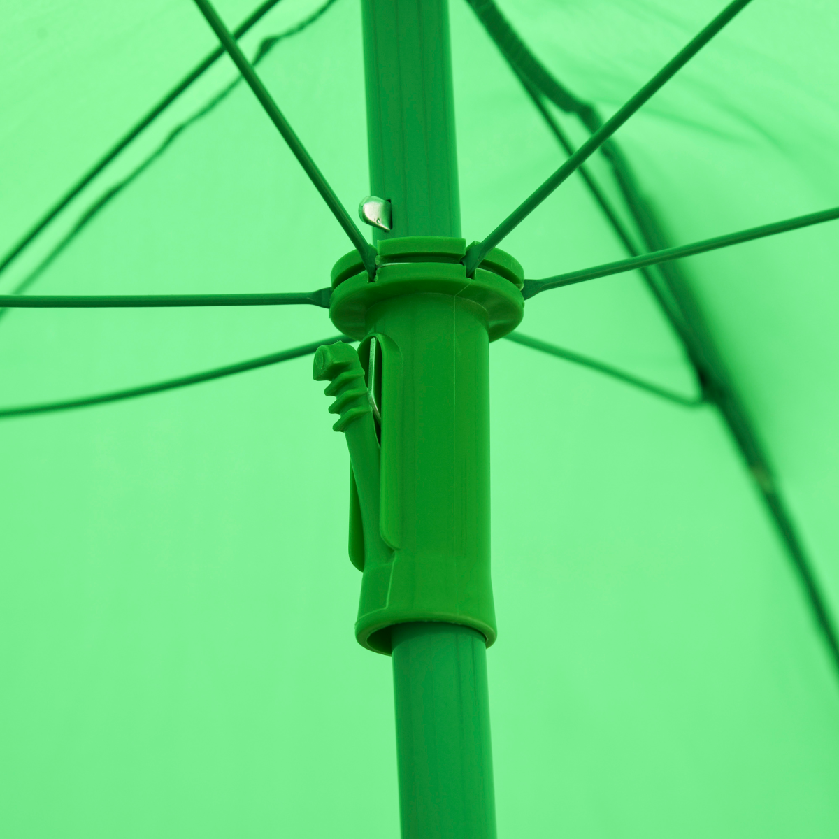 Foldable Patio Kids Metal Picnic Table with Frog Umbrella Green 4-piece