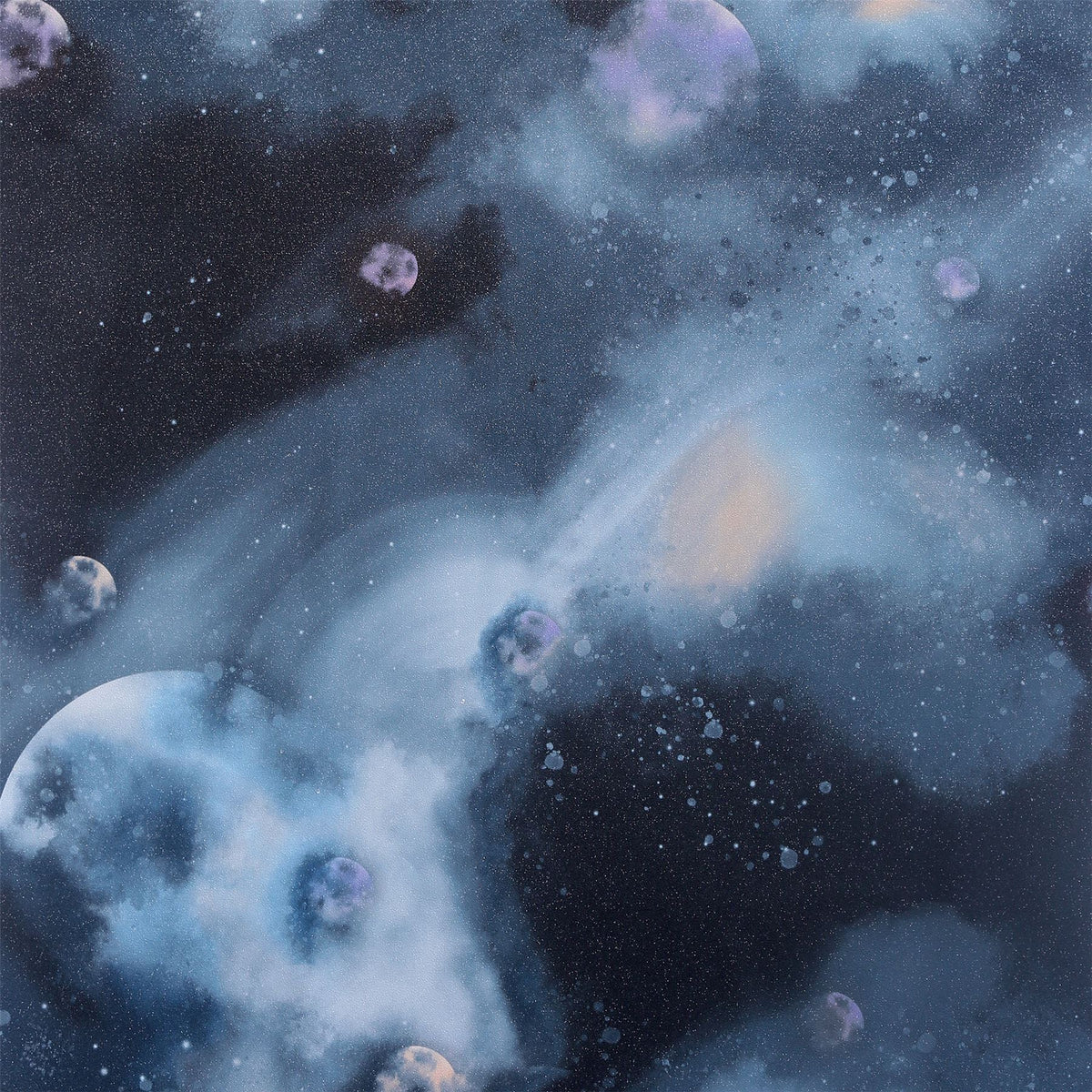 Out Of This World Navy Wallpaper image 0