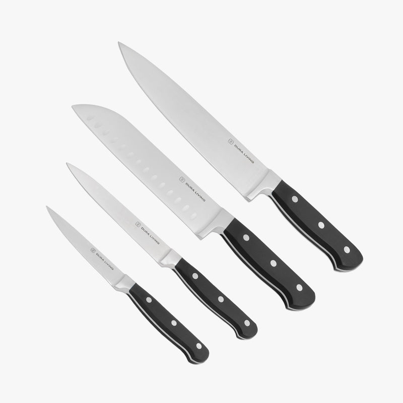 Superior 4-Piece Kitchen Knife Set – Black-0