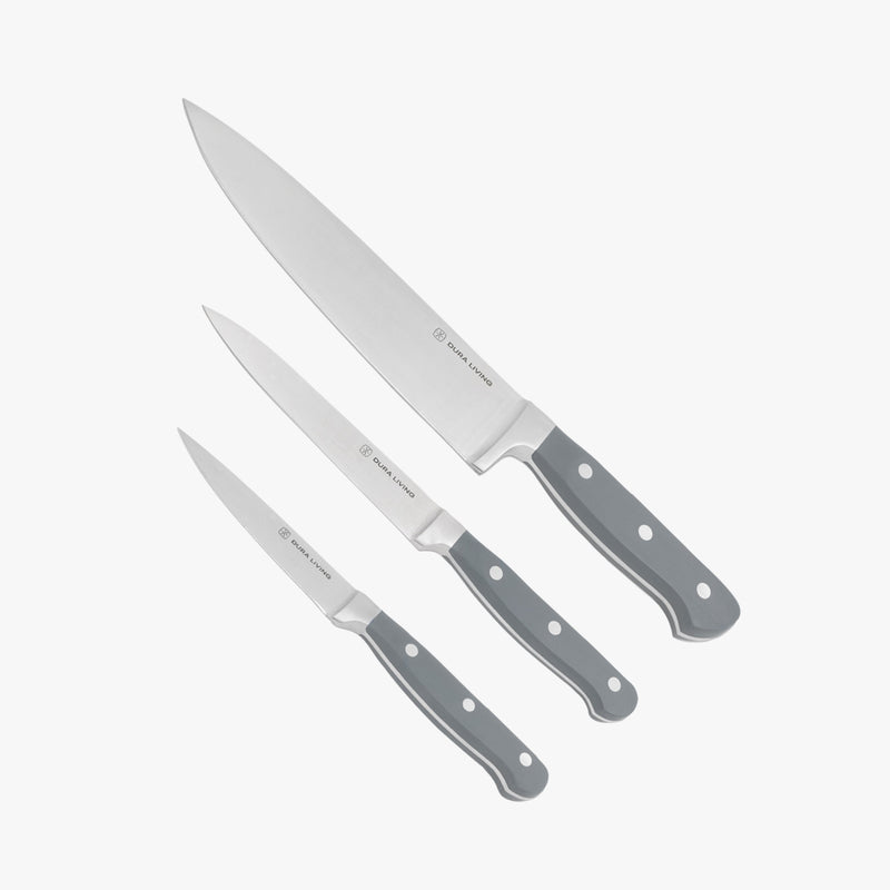 Superior 3-Piece Kitchen Knife Set – Gray-0