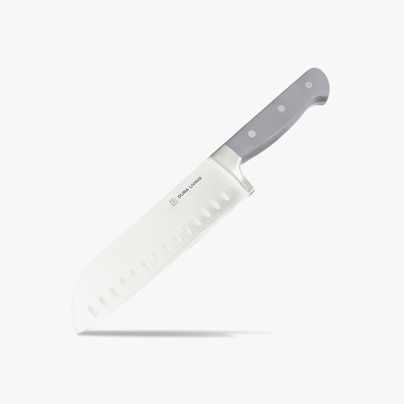 Superior 7 inch Santoku Knife - Gray-0
