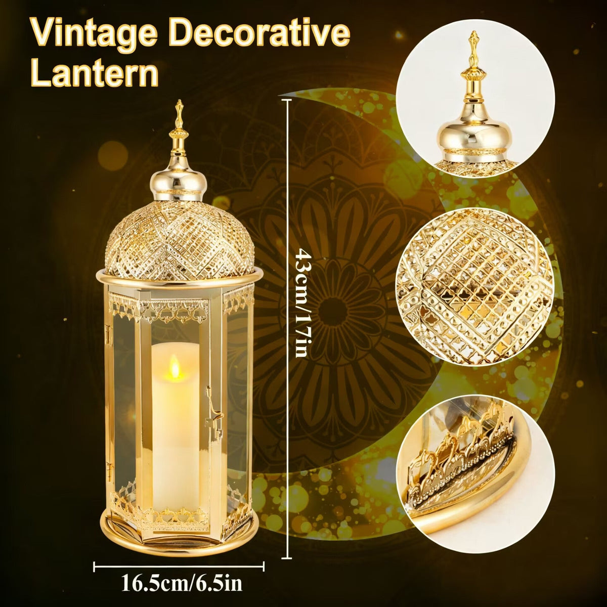 Moroccan Candle Lantern（3Pcs）-1