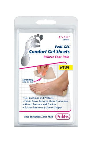 Pedi-Gel Comfort Gel Sheets 2 x3.5  (Pk/2)-0