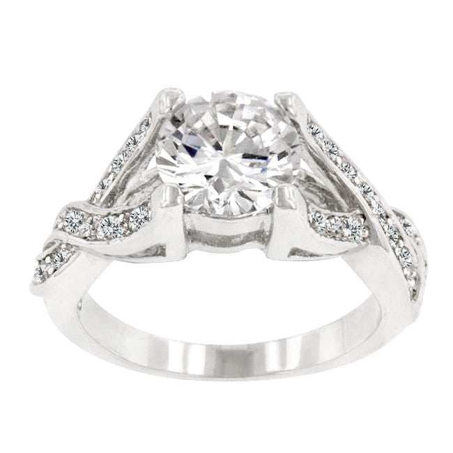 Brilliant Twist Engagement Ring-0