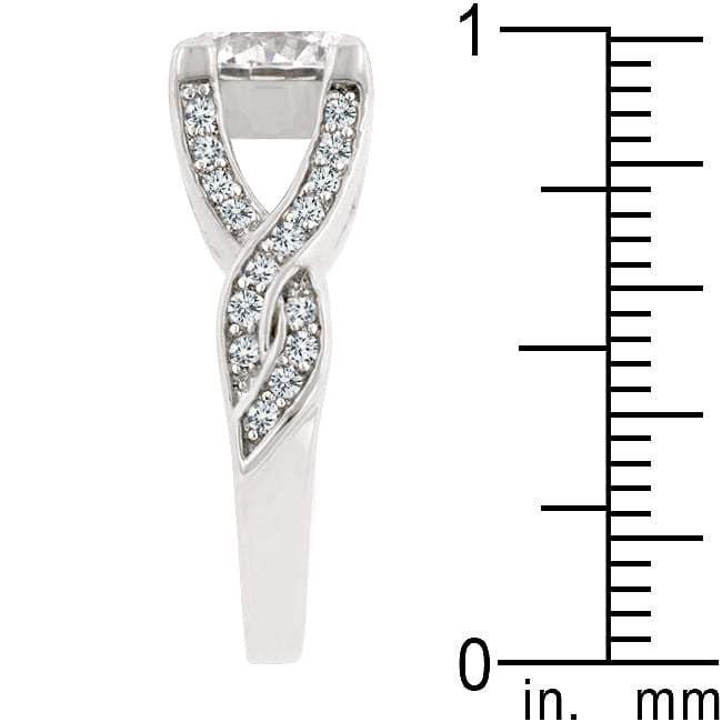 Brilliant Twist Engagement Ring-1