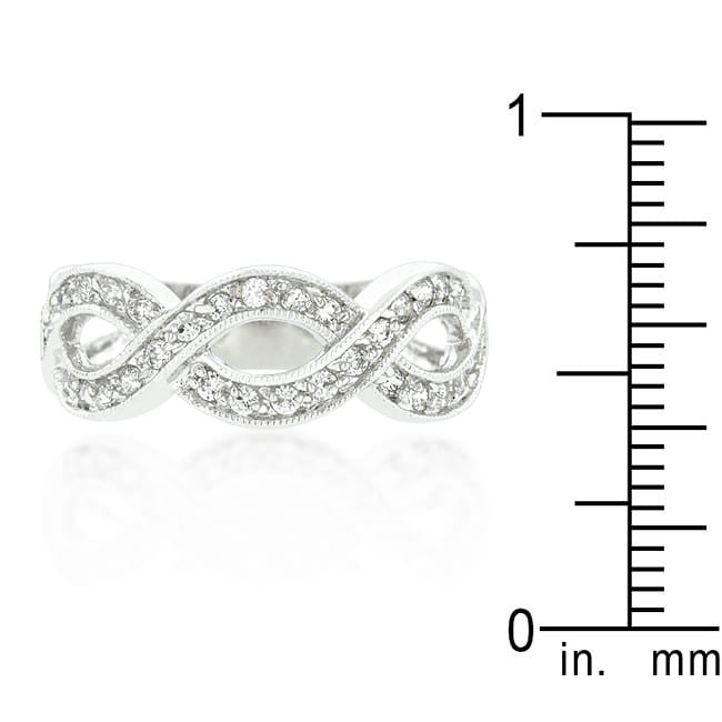 Cubic Zirconia Infinity Band-1
