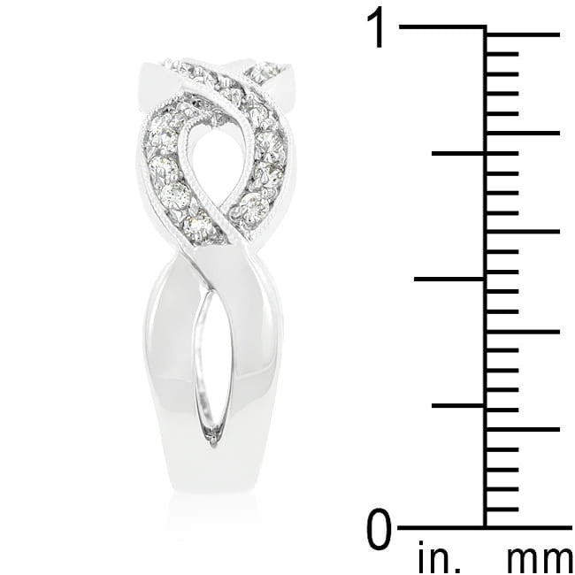 Cubic Zirconia Infinity Band-2