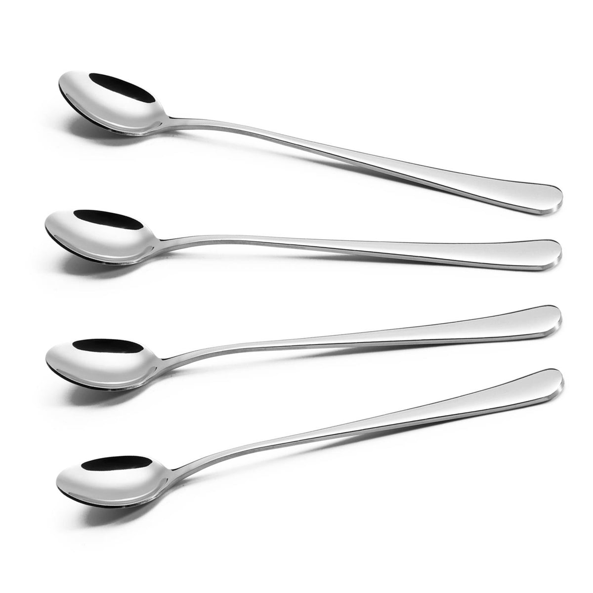 8pcs SS Long Handle Latte Spoons