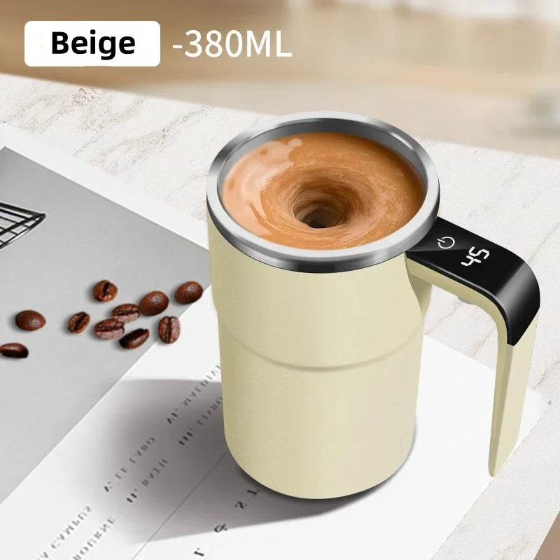 Coffee Self Mixing Mug Waterproof Food Safe Coffee Mug USB Rechargeable-8