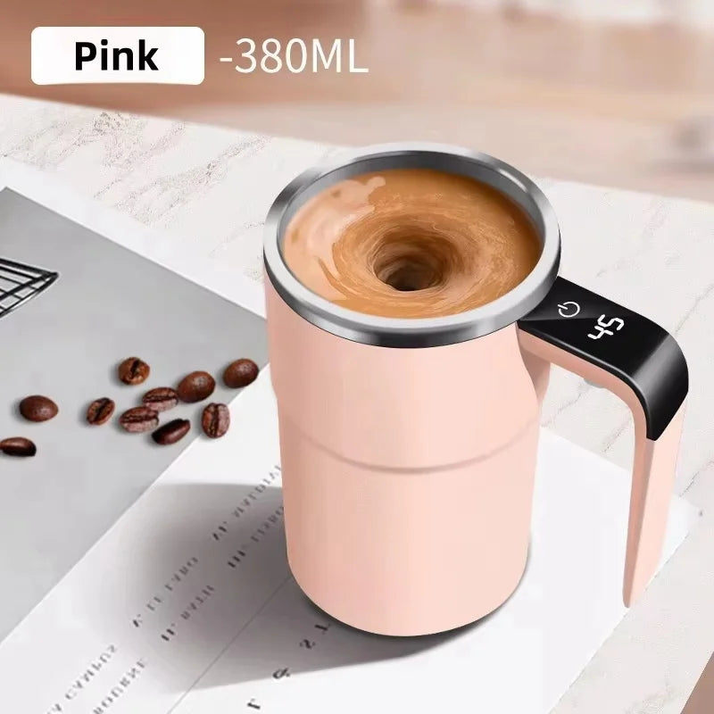 Coffee Self Mixing Mug Waterproof Food Safe Coffee Mug USB Rechargeable-7