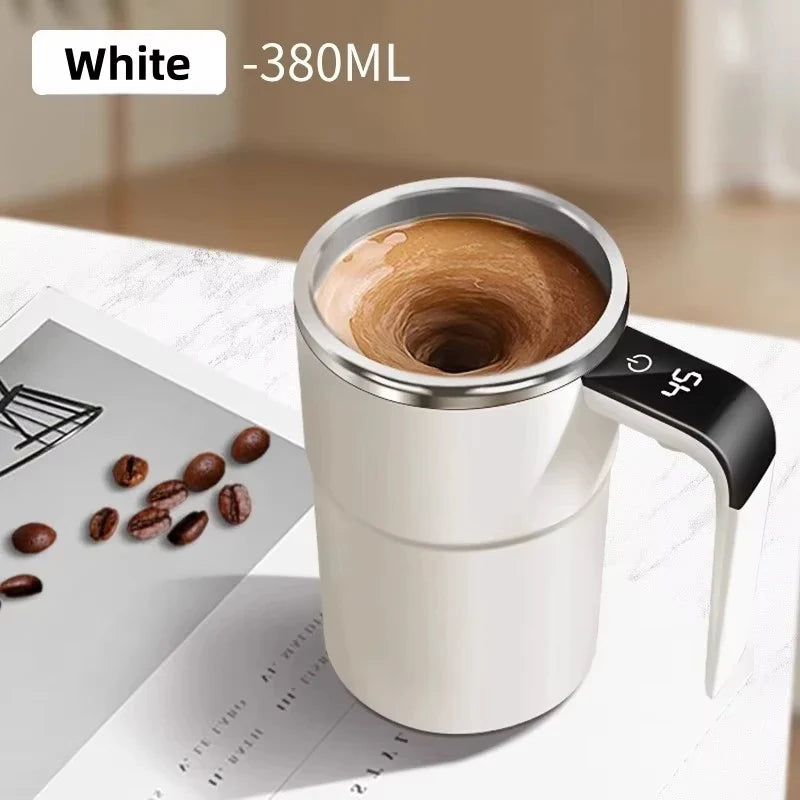 Coffee Self Mixing Mug Waterproof Food Safe Coffee Mug USB Rechargeable-5