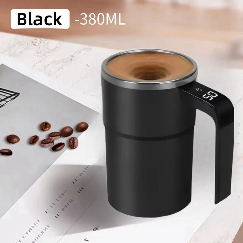 Coffee Self Mixing Mug Waterproof Food Safe Coffee Mug USB Rechargeable-6