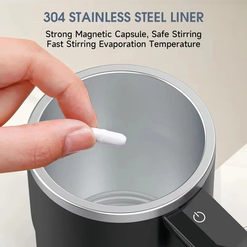 Coffee Self Mixing Mug Waterproof Food Safe Coffee Mug USB Rechargeable-2