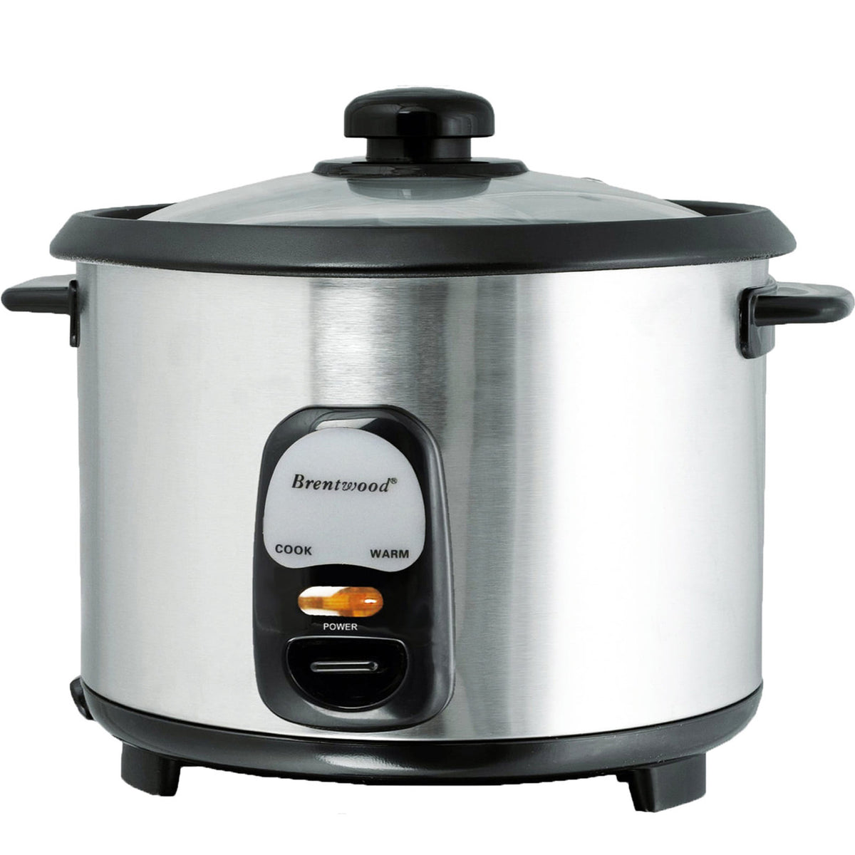 Brentwood 10 Cup Rice Cooker / Non-Stick in Silver-0
