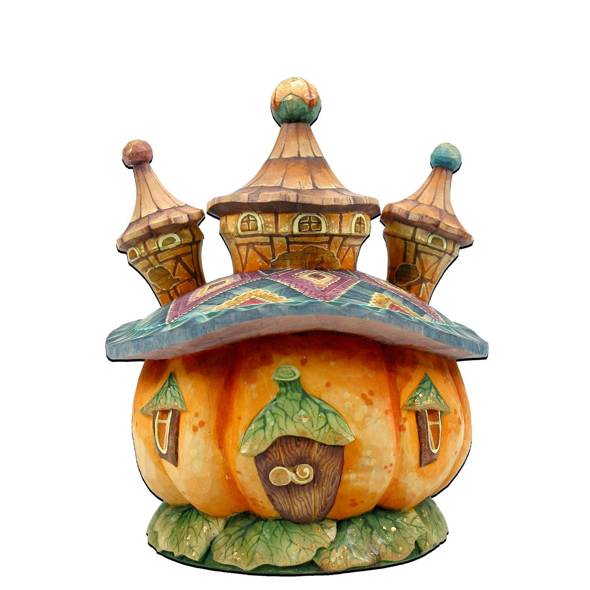 Pumpkin Castle Halloween Door Decor by G. DeBrekht - Thanksgiving Halloween Decor - 8158413H-4