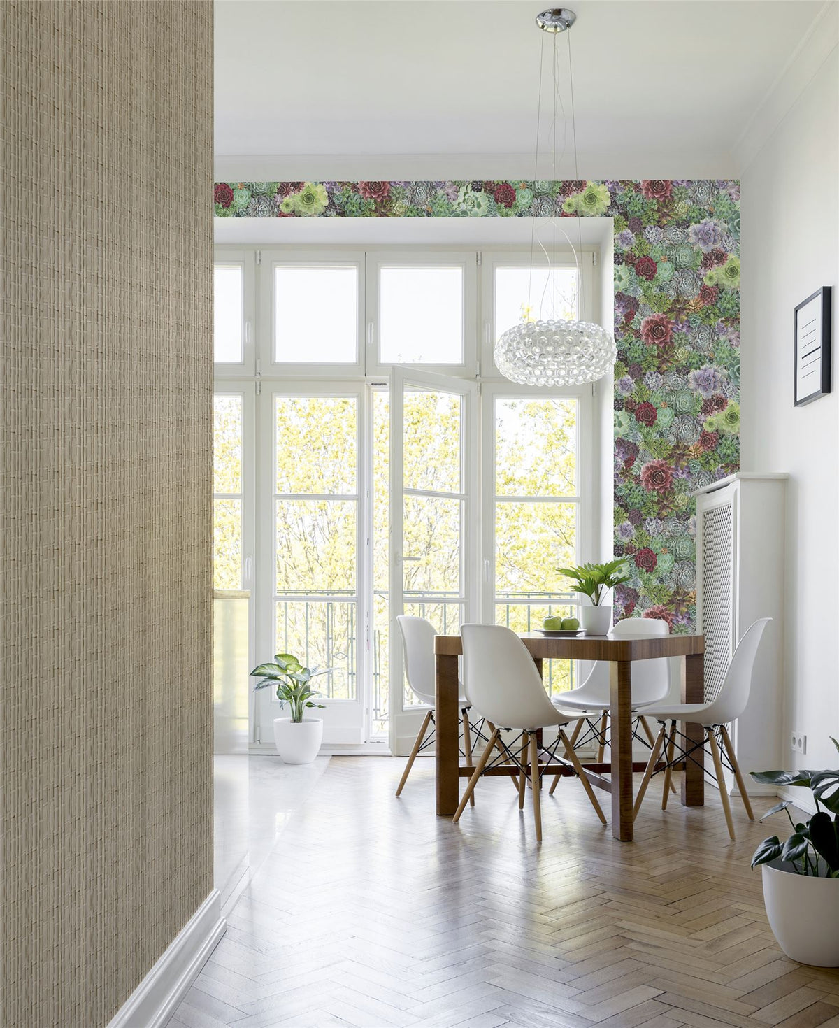 Succulent Living Wall Multi Wallpaper image 0