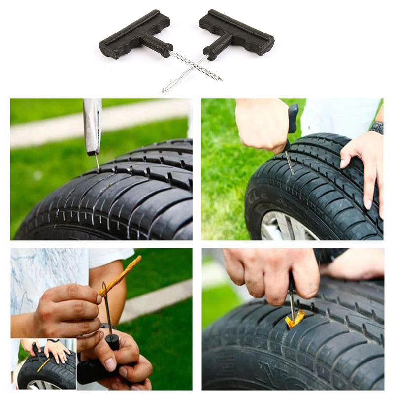 Tubeless Tyre Puncture Repair Kit, DIY Plug Kit for Car, Van and Motorbike image 3