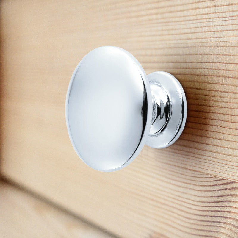 Cabinet Knob 28mm Round, Zinc Alloy Kitchen Cupboard Drawer Handle image 5