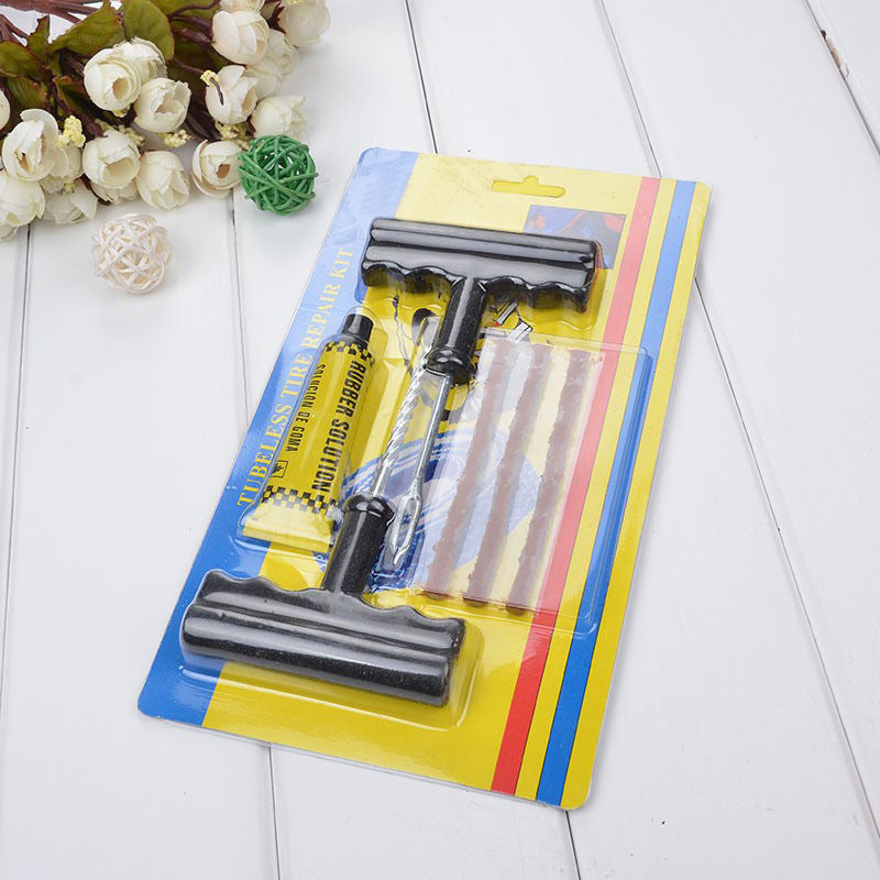 Tubeless Tyre Puncture Repair Kit, DIY Plug Kit for Car, Van and Motorbike image 1