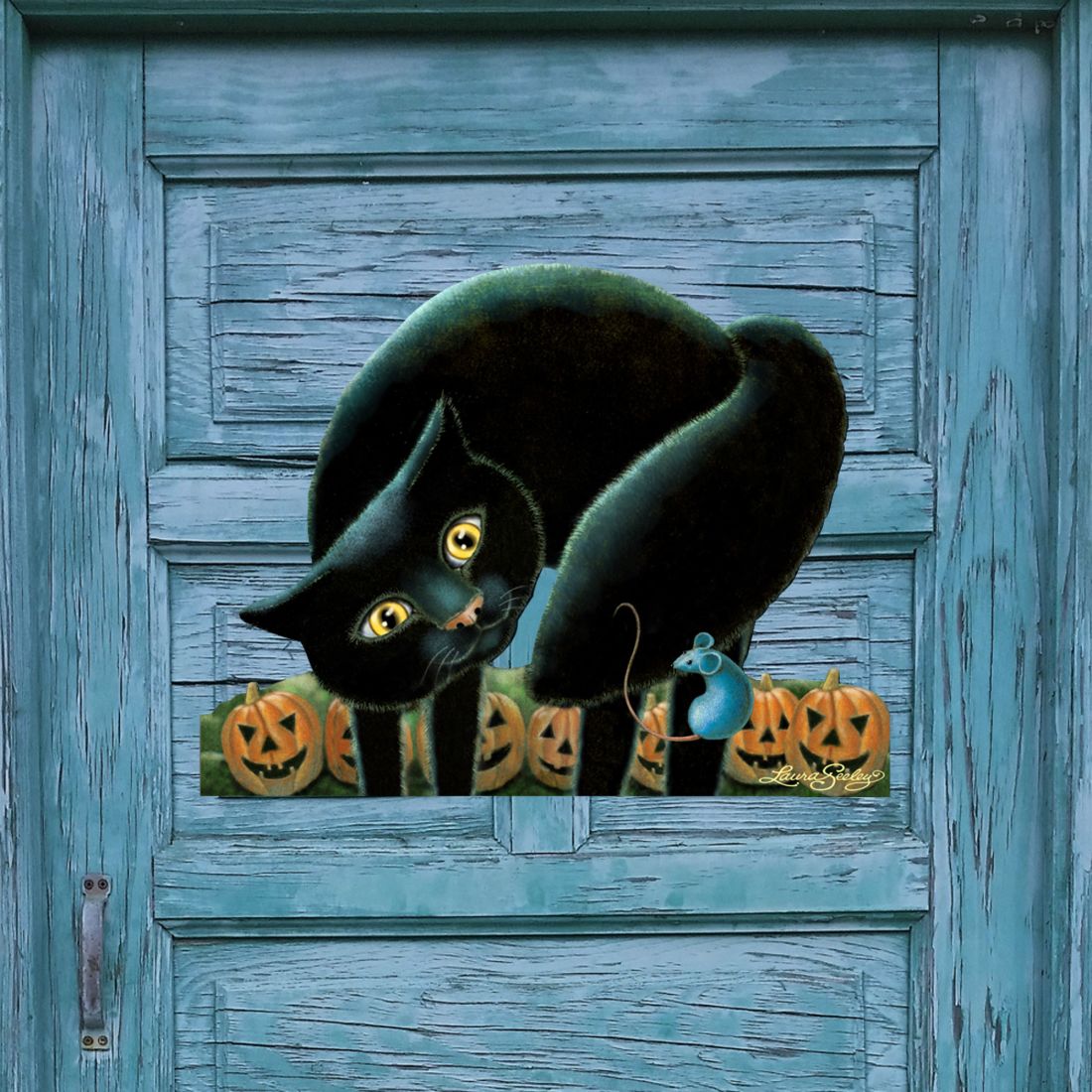 Trick or Treat Halloween Door Decor by Laura Seeley - Thanksgiving Halloween Decor - 8512056H-3