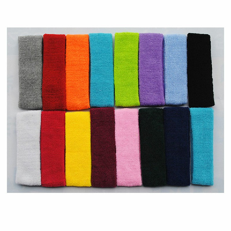 Sports Sweatband Pink, Unisex Cotton Wristband for Gym and Tennis image 2