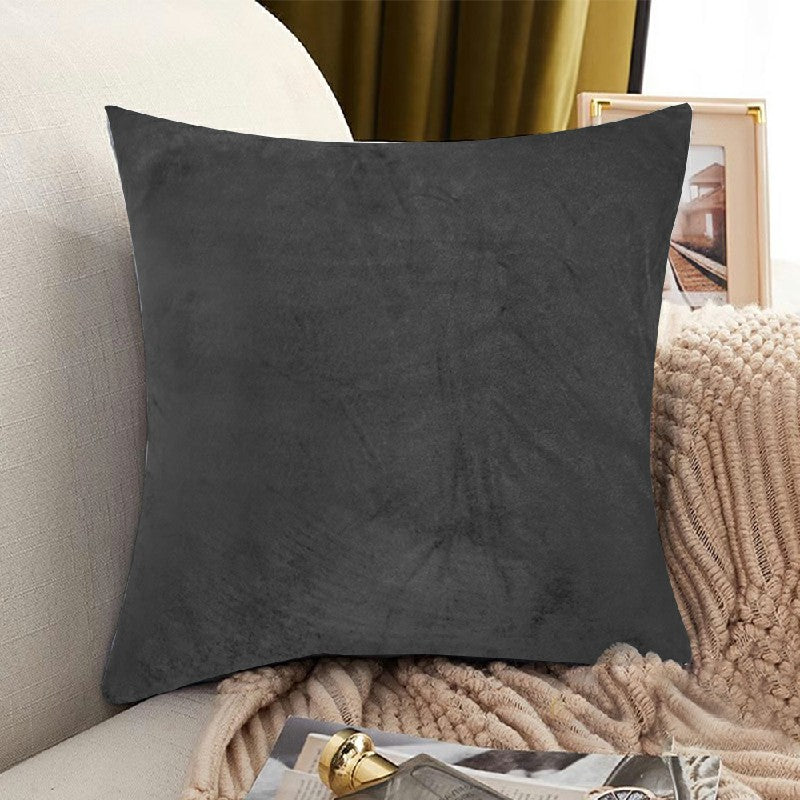 Velvet Cushion Covers Silver 4 Pack, 45 x 45cm Square Pillow Covers image 12