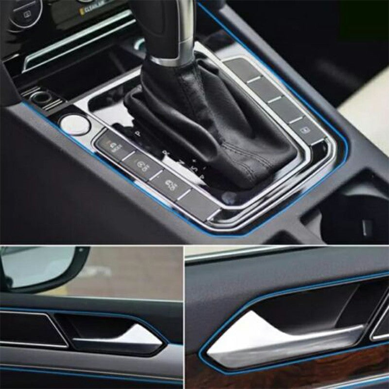 Car Edge Gap Trim Red 5m, Universal Interior Moulding Garnish Strip image 8
