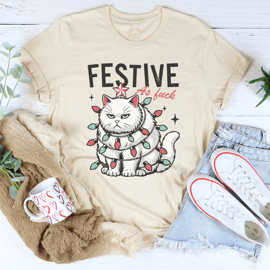 Festive As F-ck Tee-2