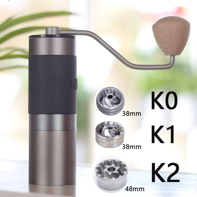 StepUP Coffee Manual Coffee Grinder Portable Mill – 38 mm & 48 mm Stainless Steel Burrs