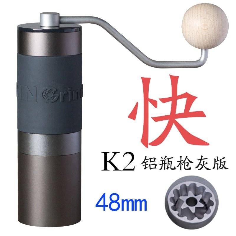 StepUP Coffee Manual Coffee Grinder Portable Mill – 38 mm & 48 mm Stainless Steel Burrs