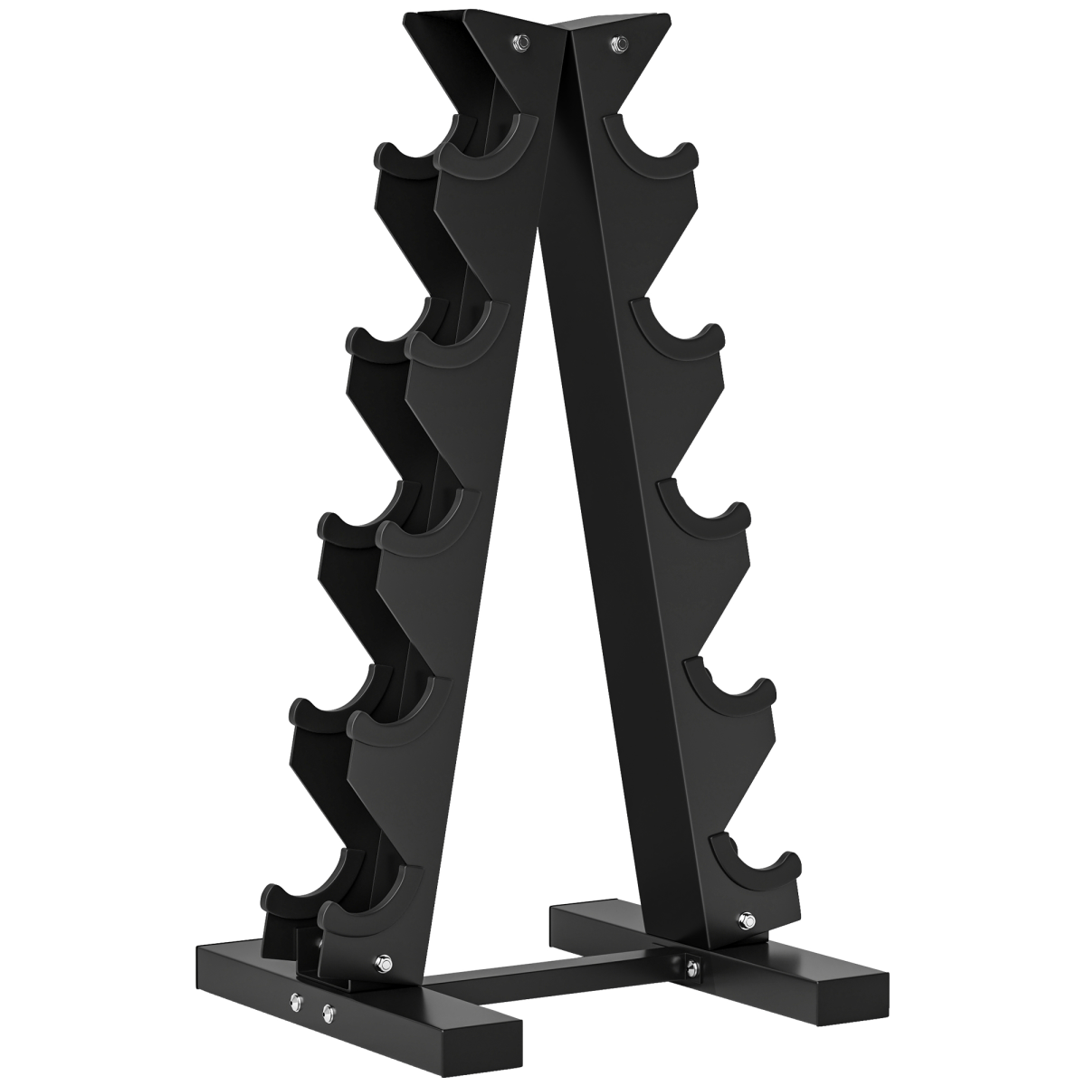 Five-Tier Weight Tree, Steel Dumbbell Rack for Home Gym Exercise
