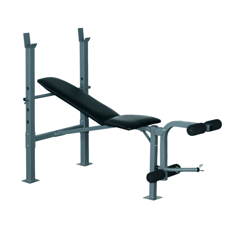 Adjustable Multi Gym Weight Bench Barbell Stand Chest Leg Abs Training