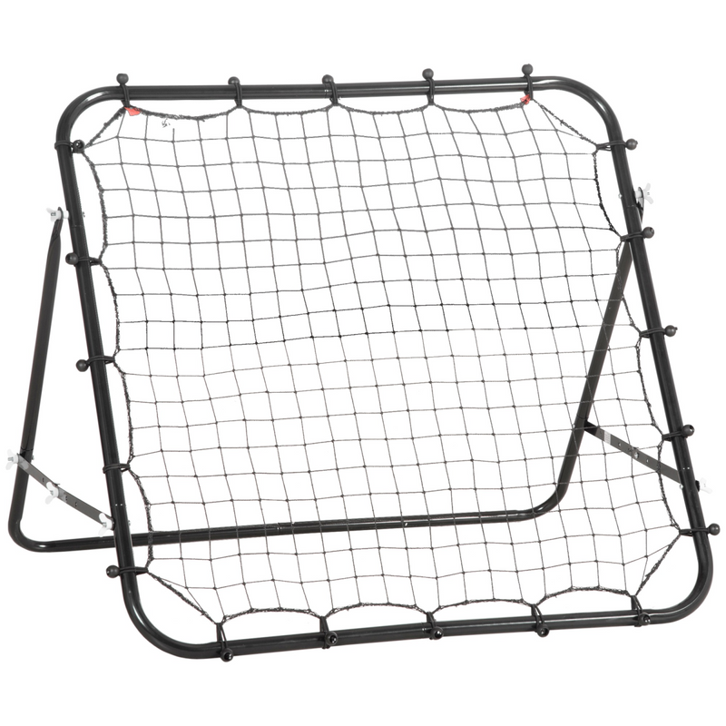Rebounder Net Goal for Kids Adults Baseball Football Training Black
