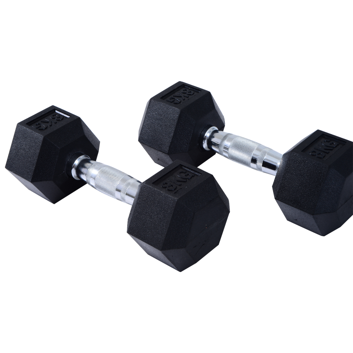 Hexagonal Dumbbells Kit Weight Lifting Exercise for Home Fitness 2x5kg