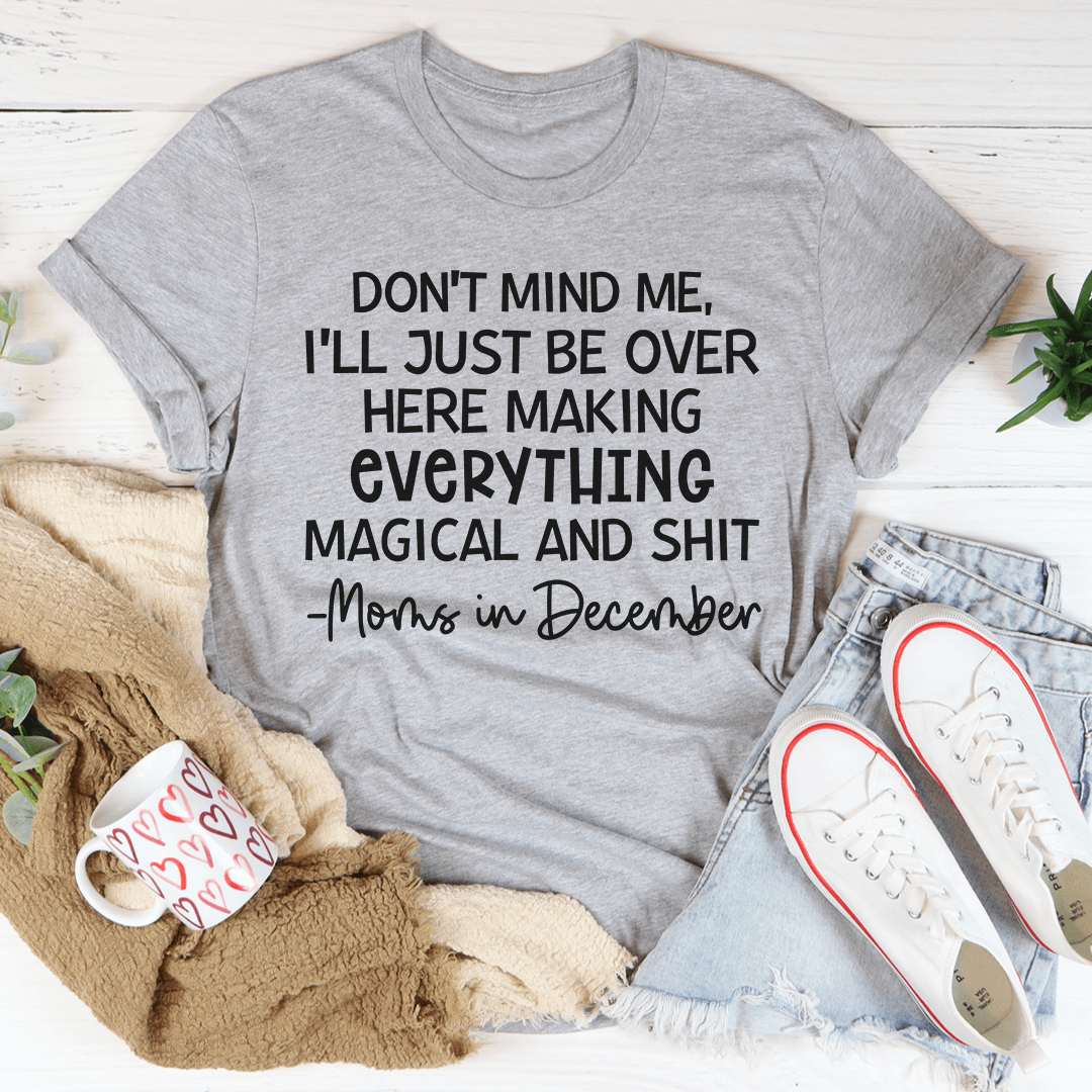 Moms In December Tee-2