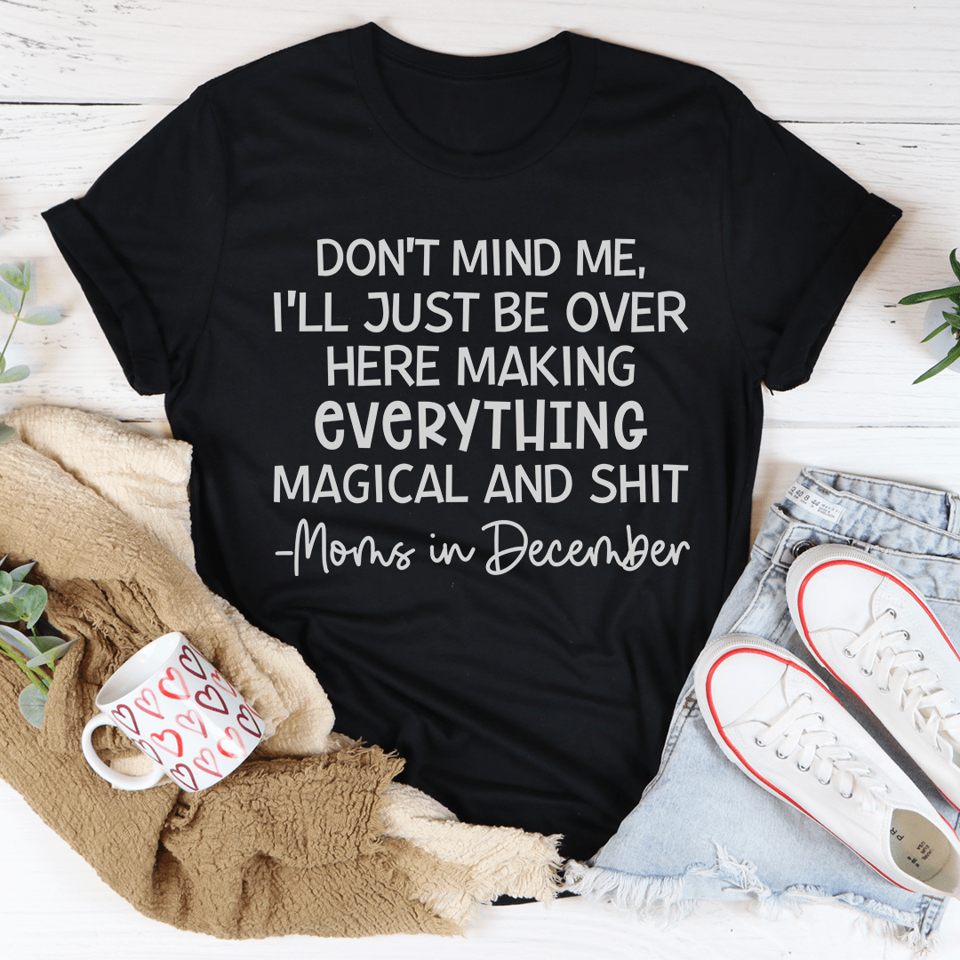 Moms In December Tee-3