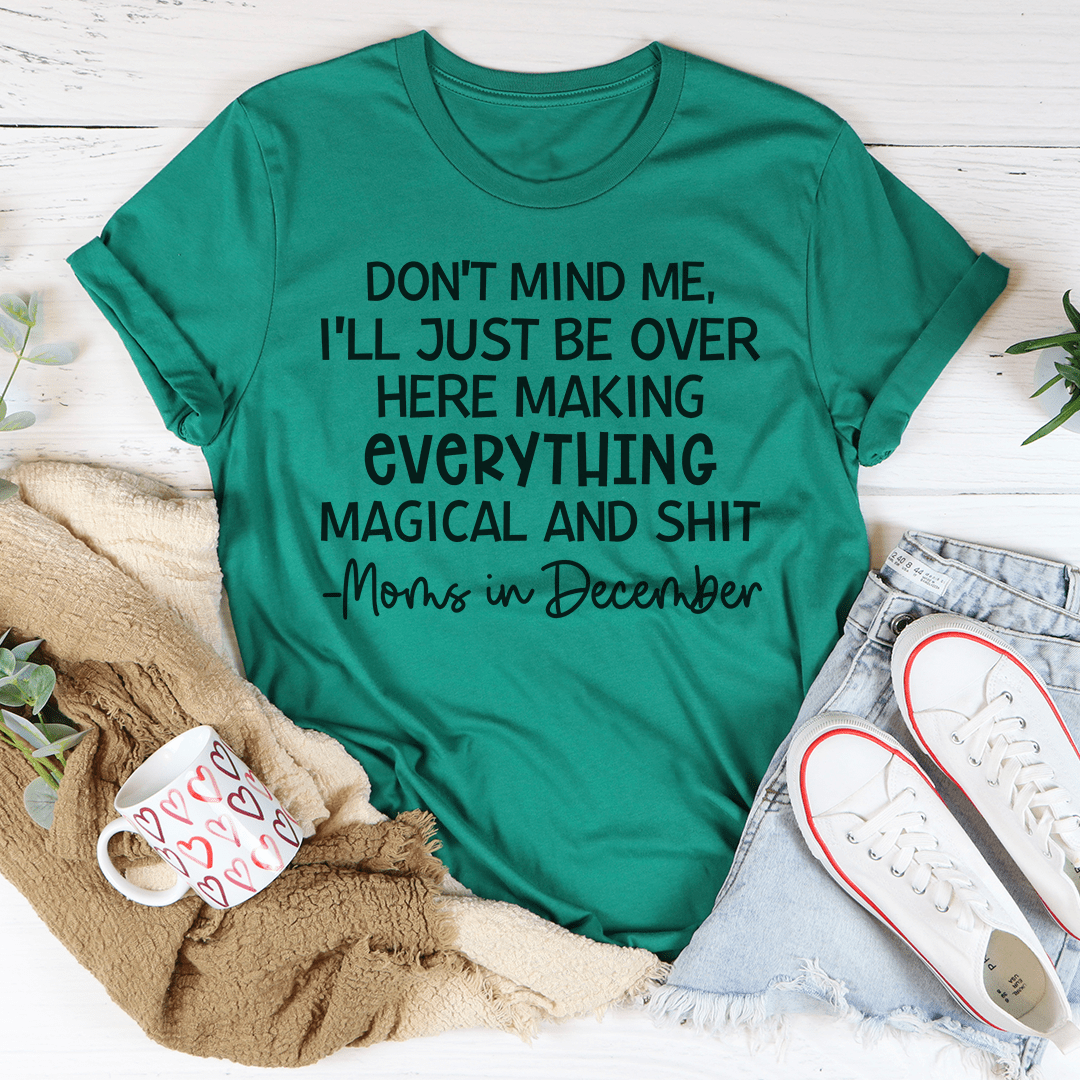 Moms In December Tee-1