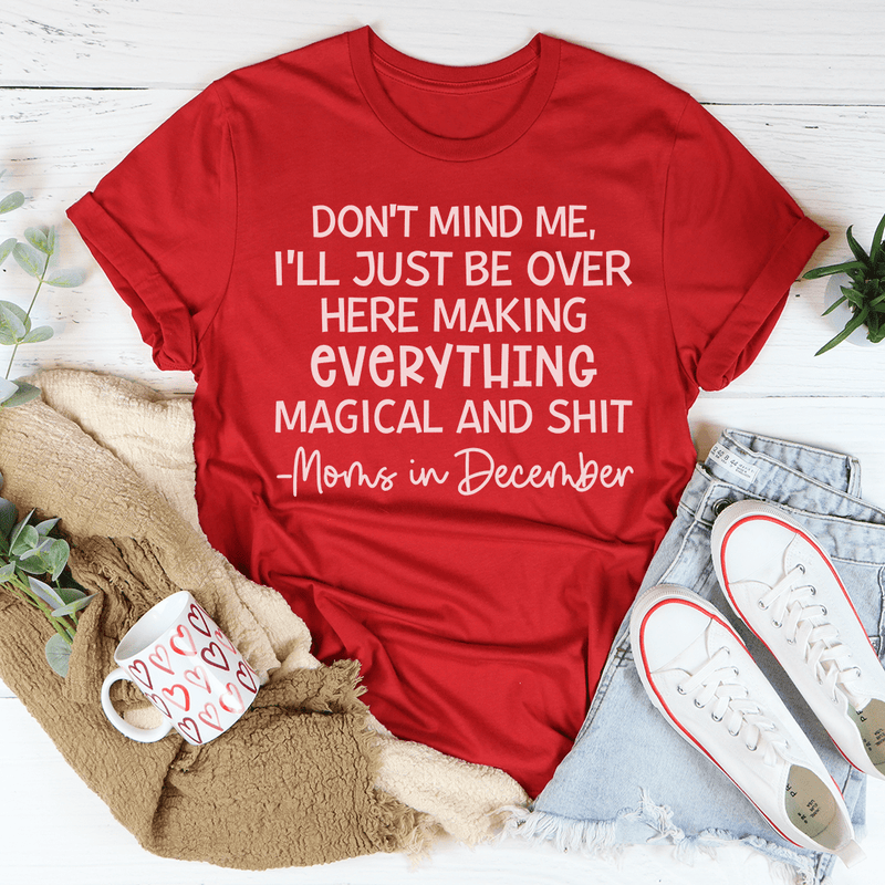 Moms In December Tee-0